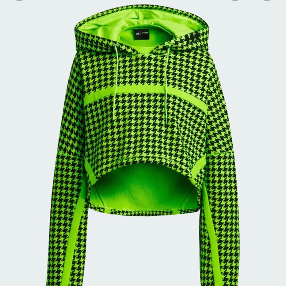 Ivy Park Allover Print Cropped Hoodie - Halls of Ivy - Picture 1 of 9